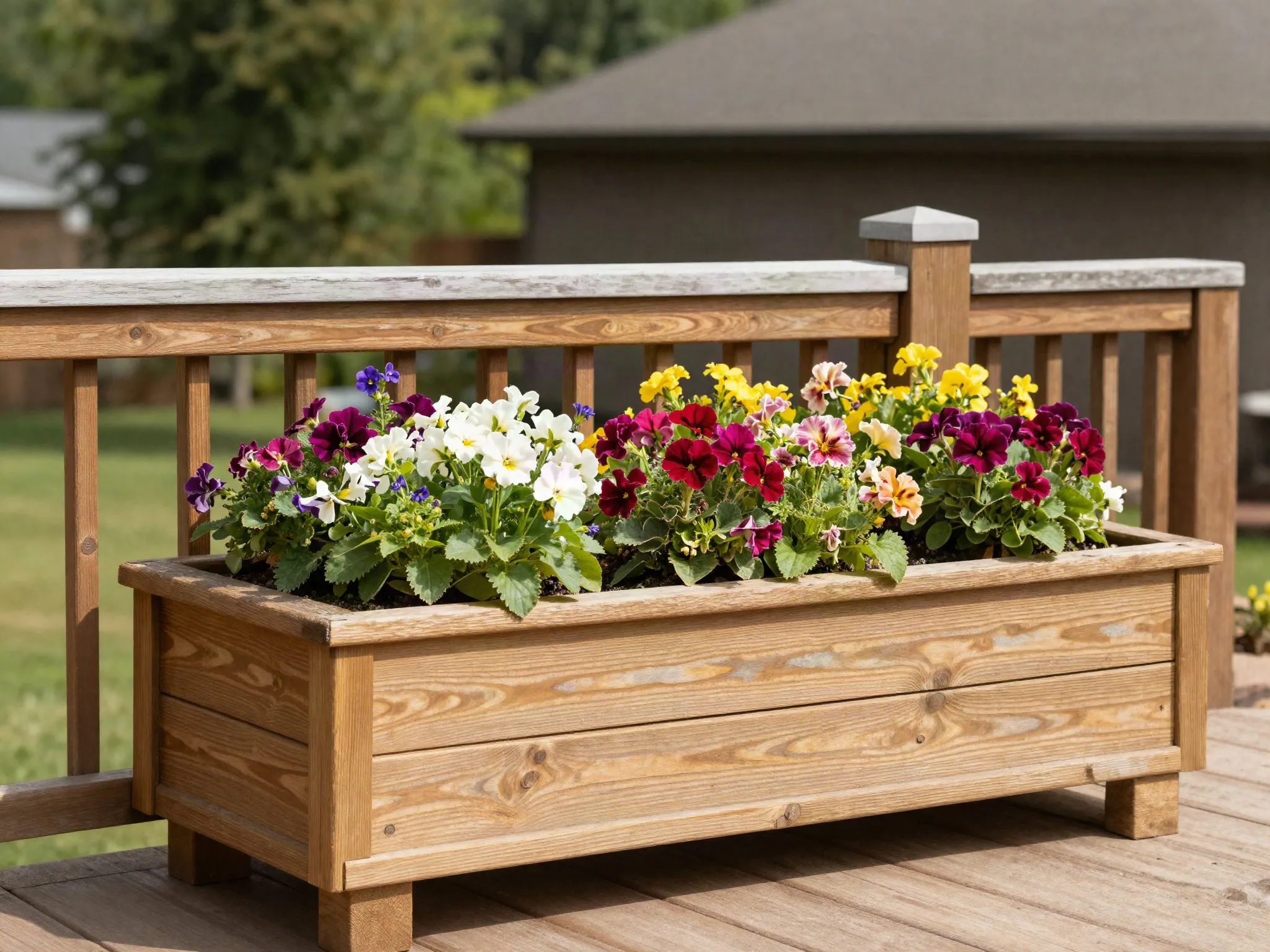 How to Build a DIY Deck Planter Box (Freestanding or Railing-Mounted)